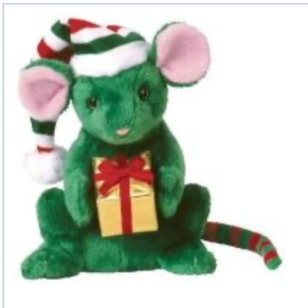 2003 Tidings the Mouse Beanie Baby (Ty Store Exclusive)